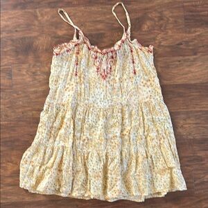 NATURAL LIFE Yellow and Red Floral Dress
